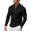 H0462978b7fa24a98931ef5ee47072799o.jpg_960x960q80.jpg Men's Knit Mock-Neck Long Sleeve T-Shirt