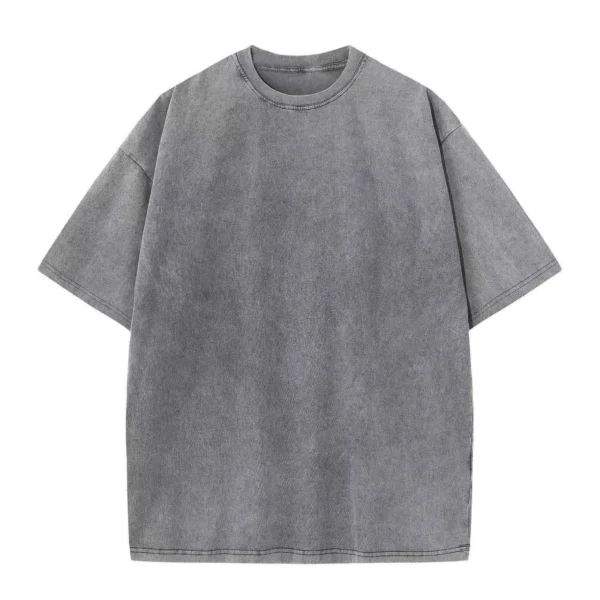 H302bb269189b4ccaa7ce02de14b835b7K.webp Unisex Acid-Wash Distressed T-Shirt