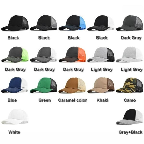 Structured Mesh-Back Baseball Cap