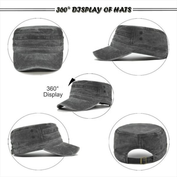 Vintage Washed Cotton Cadet Cap
