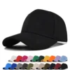 Solid Cotton 6-Panel Baseball Cap