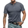H3d54cc58725c431abd4f22e1ac19038cQ.webp Men's Solid Crew Neck Casual T-Shirt