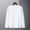 Men's Cotton Crew Neck Long Sleeve T-Shirt