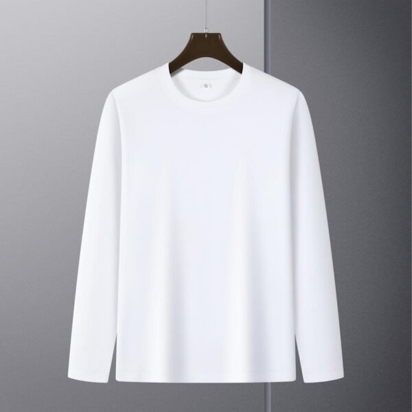 Men's Cotton Crew Neck Long Sleeve T-Shirt