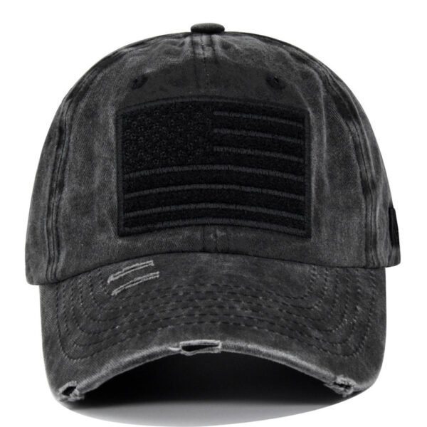 Vintage USA Flag Distressed Dad Cap