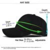 Solid Cotton 6-Panel Baseball Cap