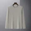 Men's Cotton Crew Neck Long Sleeve T-Shirt