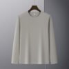 Men's Cotton Crew Neck Long Sleeve T-Shirt