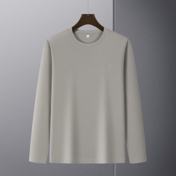 Men's Cotton Crew Neck Long Sleeve T-Shirt