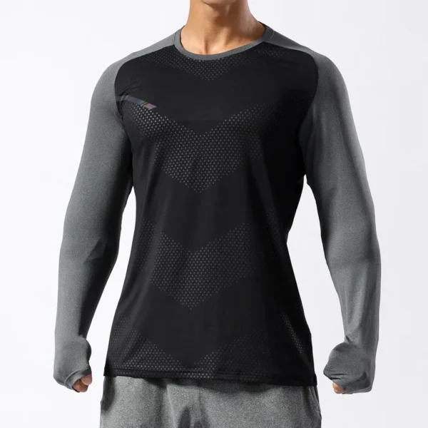 Men's Quick-Dry Long Sleeve Training T-Shirt