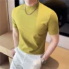 Men's Wrinkle-Resistant Cotton Crew Neck T-Shirt
