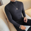 H68e66fba274843ffbadeecc5c5551fefJ.png_960x960q80.png Men's High-Neck Knit Long Sleeve T-Shirt