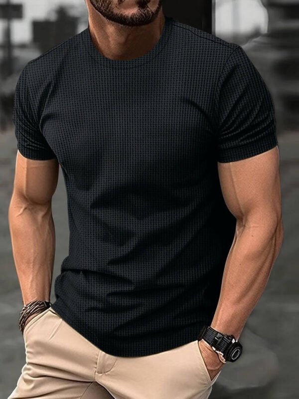 H6b65d1840c054f57938afbd07ae7942en.jpg_960x960q80.jpg Men's Jacquard Crew Neck Sports T-Shirt