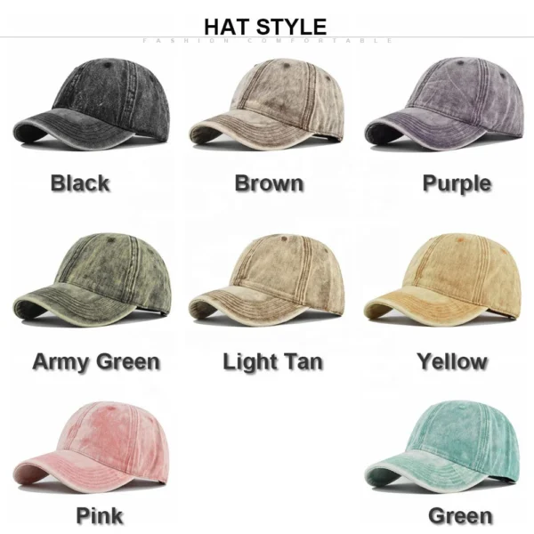 H785c3f1fffb1465e94a3f145f31cb369l.webp Washed Denim Dad Cap
