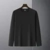 Men's Cotton Crew Neck Long Sleeve T-Shirt
