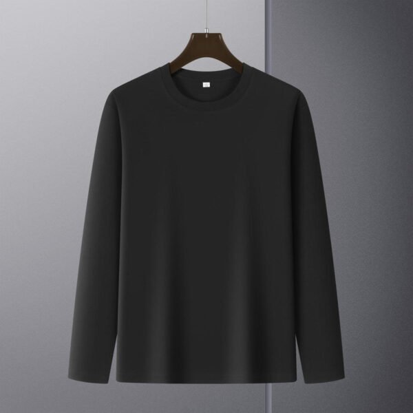 Men's Cotton Crew Neck Long Sleeve T-Shirt