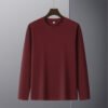 Men's Cotton Crew Neck Long Sleeve T-Shirt