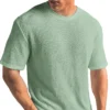 Men's Waffle-Knit Crew Neck T-Shirt