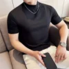 Men's Wrinkle-Resistant Cotton Crew Neck T-Shirt