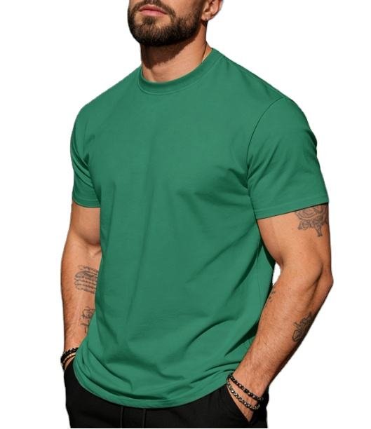 Men's Cotton Crew Neck Short Sleeve T-Shirt