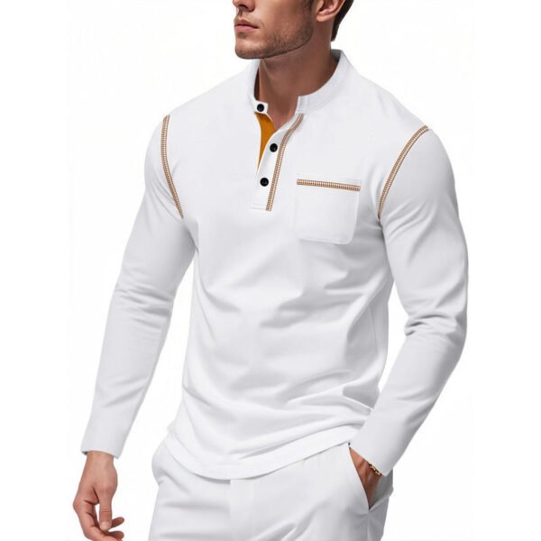 Ha5581414ed744391b24b227798af8fc8D.jpg_960x960q80.jpg Men's Knit Mock-Neck Long Sleeve T-Shirt