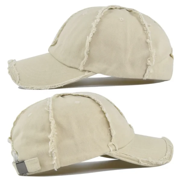 Ha801fb446650459cb9ecfff2d2bb9e9cB.webp Vintage Frayed-Edge Baseball Cap