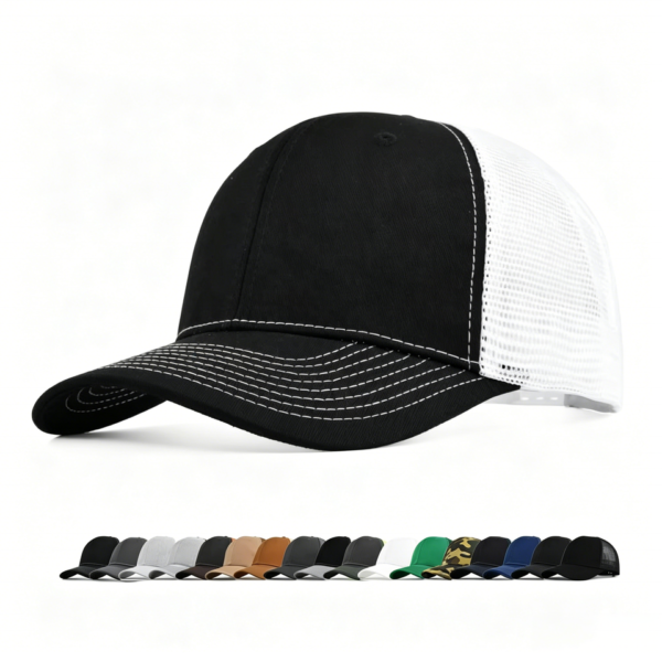 Structured Mesh-Back Baseball Cap