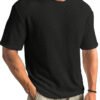 Men's Waffle-Knit Crew Neck T-Shirt