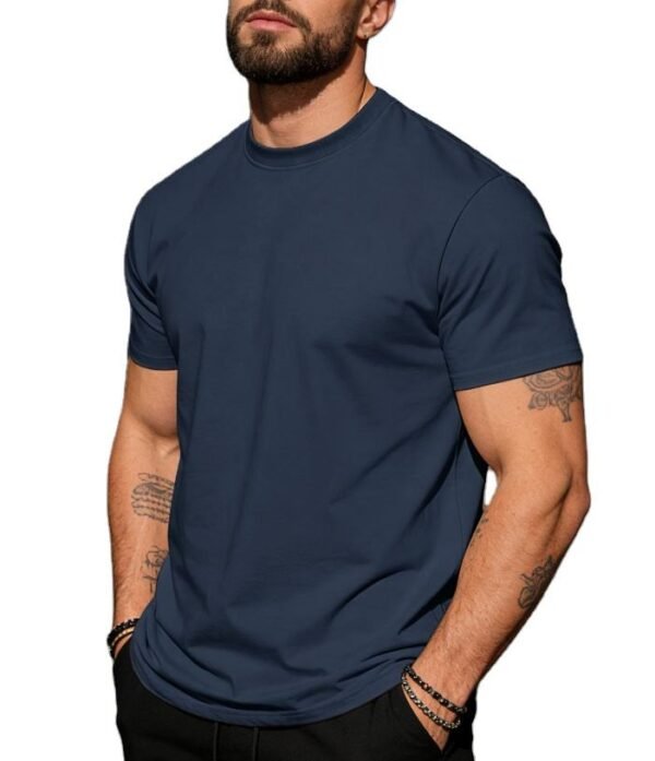 Men's Cotton Crew Neck Short Sleeve T-Shirt