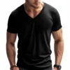 Hc121844415c842b5b4988217b998b155V.webp Men's Quick-Dry V-Neck Sports T-Shirt