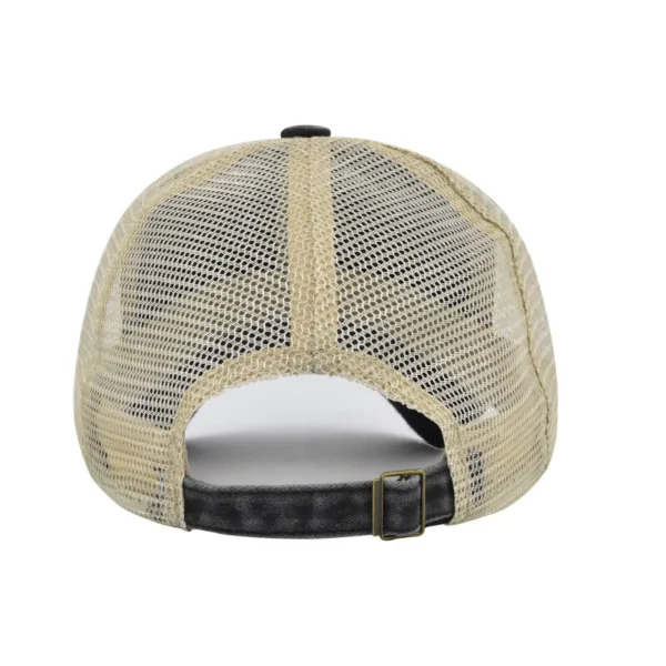 Hc2a814e2d4b94ef0ac60b5ed66c638b1p.webp Washed Vintage Mesh Trucker Cap