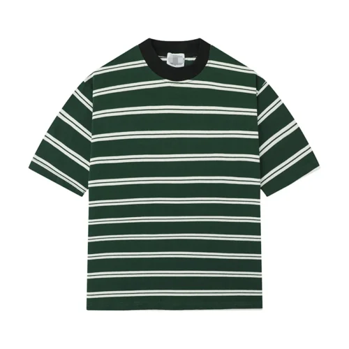 Unisex Retro Striped Cotton T-Shirt