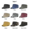 Vintage Washed Cotton Cadet Cap