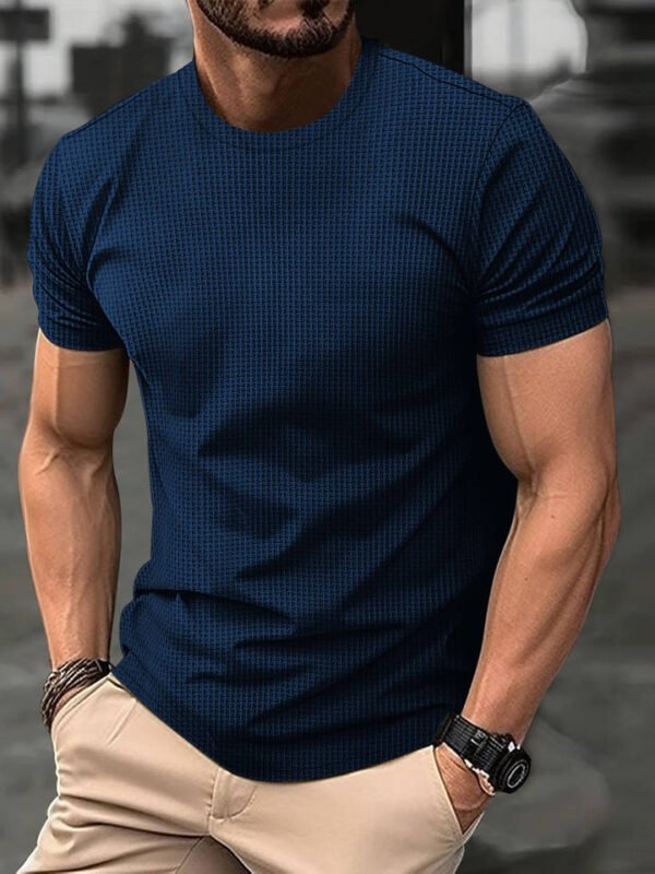 He44dbc1efb52495281259ab6d5f254afR.jpg_960x960q80.jpg Men's Jacquard Crew Neck Sports T-Shirt