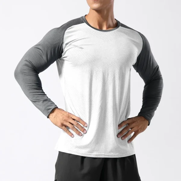 Men's Quick-Dry Long Sleeve Training T-Shirt