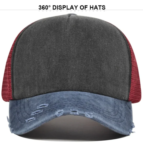 Hf9ffb21904614c1885c60c03e0fcec96k.webp 5-Panel Mesh Trucker Cap