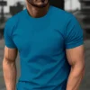 Hfeedba77945246ce9cb74d5a5ea42c59K.webp Men's Jacquard Crew Neck Sports T-Shirt